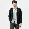 A two-piece sweater men's 2023 Spring and Autumn new men's Korean-style trendy men's knitted sweater cardigan shirt collar coat Specification image